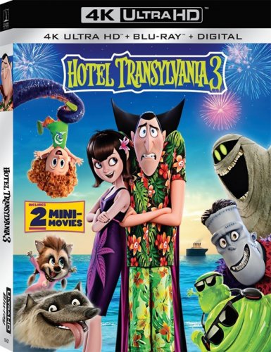 Постер к фильму Монстры на каникулах 3: Море зовёт / Hotel Transylvania 3: Summer Vacation (2018) UHD BDRemux 2160p от селезень | 4K | HDR | Лицензия