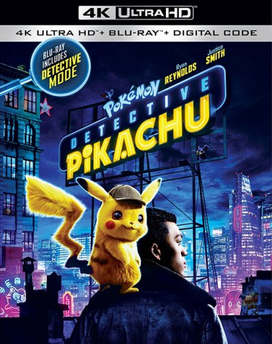 Постер к фильму Покемон. Детектив Пикачу / Pokémon Detective Pikachu (2019) UHD BDRemux 2160p от селезень | 4K | HDR | D, P | Лицензия