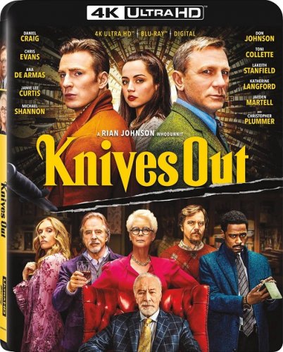 Постер к фильму Достать ножи / Knives Out (2019) UHD BDRemux 2160p от селезень | 4K | HDR | Dolby Vision TV | iTunes