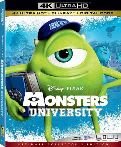 Постер к фильму Университет монстров / Monsters University (2013) UHD BDRemux 2160p от селезень | 4K | HDR | Лицензия