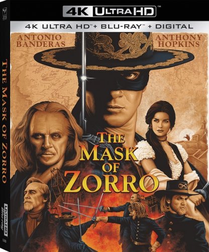 Маска Зорро / The Mask of Zorro (1998) UHD Blu-Ray EUR 2160p | 4K | HDR | Лицензия