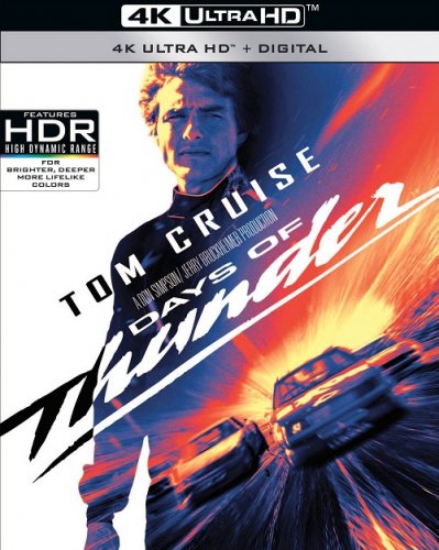 Постер к фильму Дни грома / Days of Thunder (1990) UHD BDRemux 2160p от селезень | 4K | HDR | Dolby Vision | P, P2, P1, A