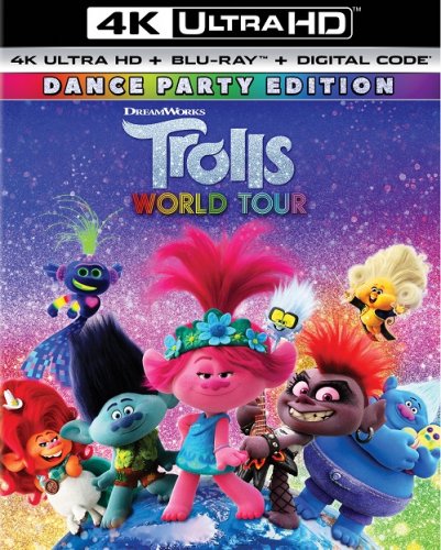 Постер к фильму Тролли. Мировой тур / Trolls World Tour (2020) UHD BDRemux 2160p от селезень | 4K | HDR | Dolby Vision TV | iTunes