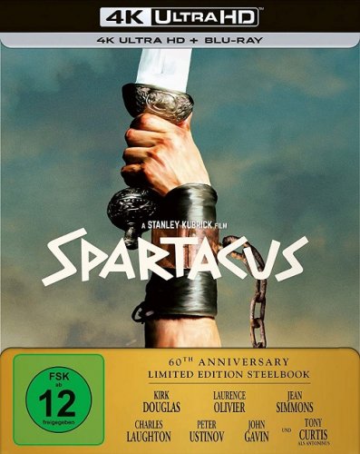 Постер к фильму Спартак / Spartacus (1960) UHD Blu-Ray EUR 2160p | 4K | HDR | Dolby Vision | Лицензия