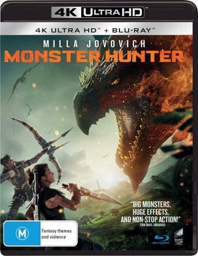 Постер к фильму Охотник на монстров / Monster Hunter (2020) UHD Blu-Ray EUR 2160p | 4K | HDR | Лицензия