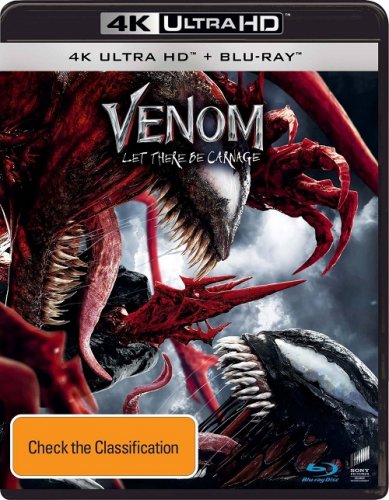 Постер к Веном 2 / Venom: Let There Be Carnage (2021) UHD Blu-Ray EUR 2160p | 4K | HDR | Dolby | Лицензия