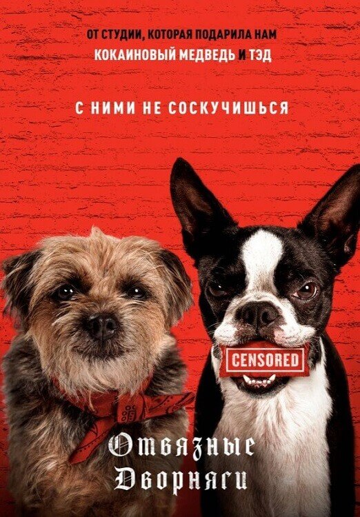 Постер к фильму Отвязные дворняги / Strays (2023) WEB-DLRip 720p от DoMiNo & селезень | A